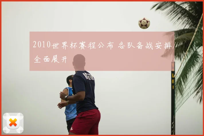 2010世界杯赛程公布 各队备战安排全面展开